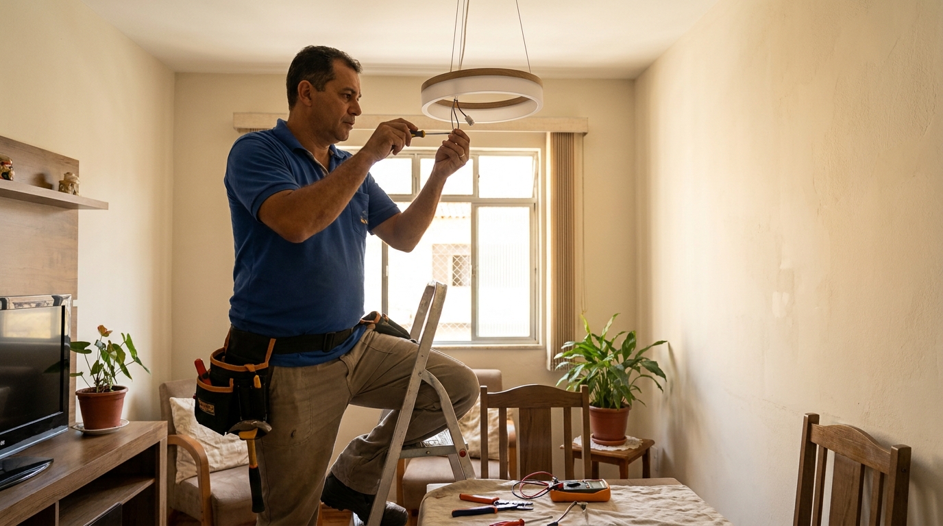 Instalacao de luminarias profissional em João Pessoa‑PB