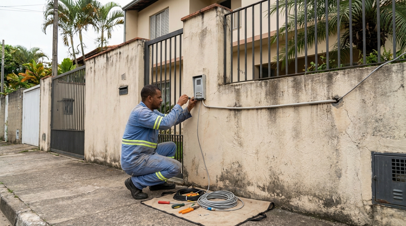 Instalacao de video porteiro em João Pessoa‑PB